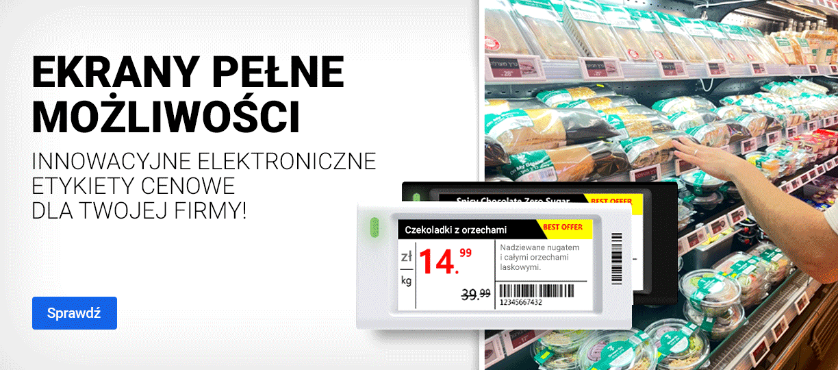 Innowacyjne elektroniczne etykiety cenowe
