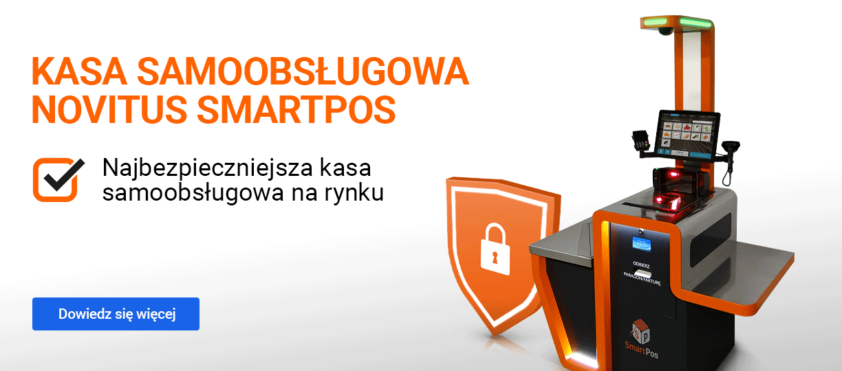 Zobacz naszą kasę samoobsługową Novitus SmartPos