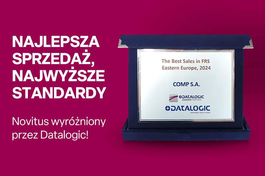Marka Novitus z prestiżowym wyróżnieniem od Datalogic 