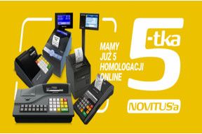5-tka Novitusa - mamy juz 5 homologacji na kasy online 