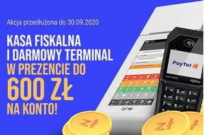 Przedłużamy akcję "Kasa za terminale" do 30 września 2020 r. 