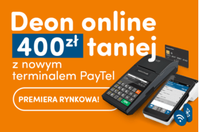 Deon online 400 zł taniej z nowym terminalem Paytel! 